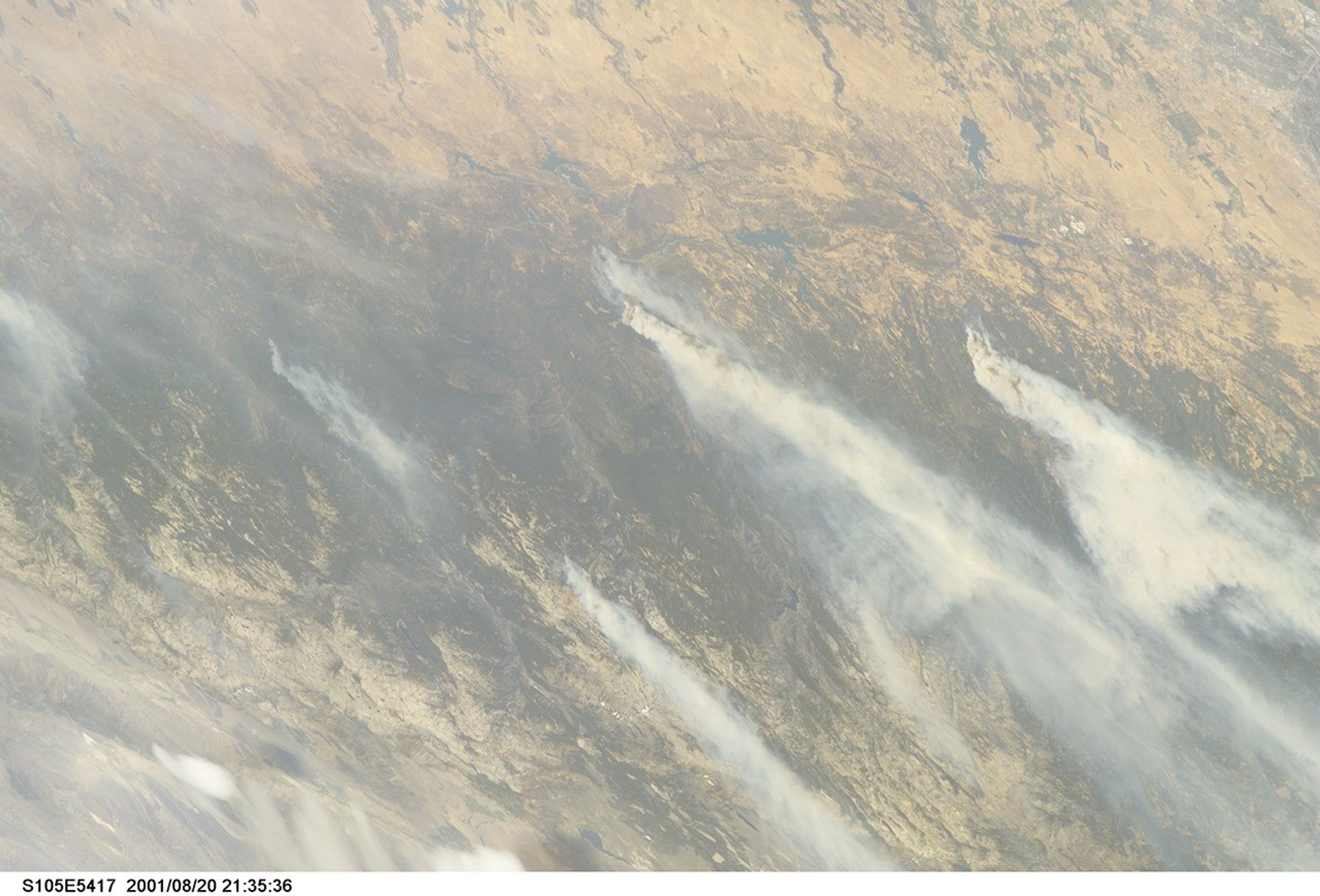 California Wildfires as Seen From the Space Shuttle - related image preview