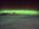 Green Aurora Seen from the Space Station