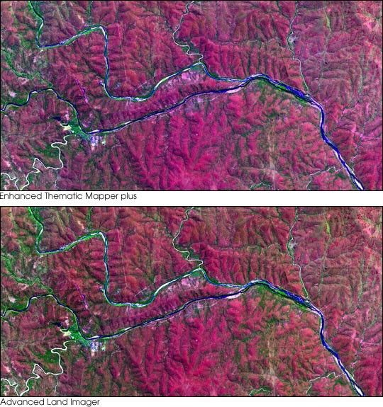 Comparing Two Satellite Sensors