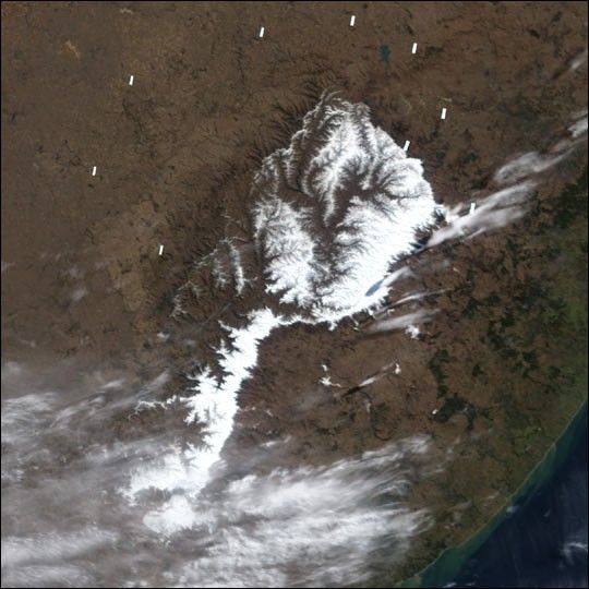 Severe Snowstorm in Lesotho