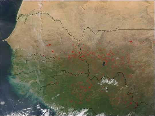 Fires in West Africa - NASA Science