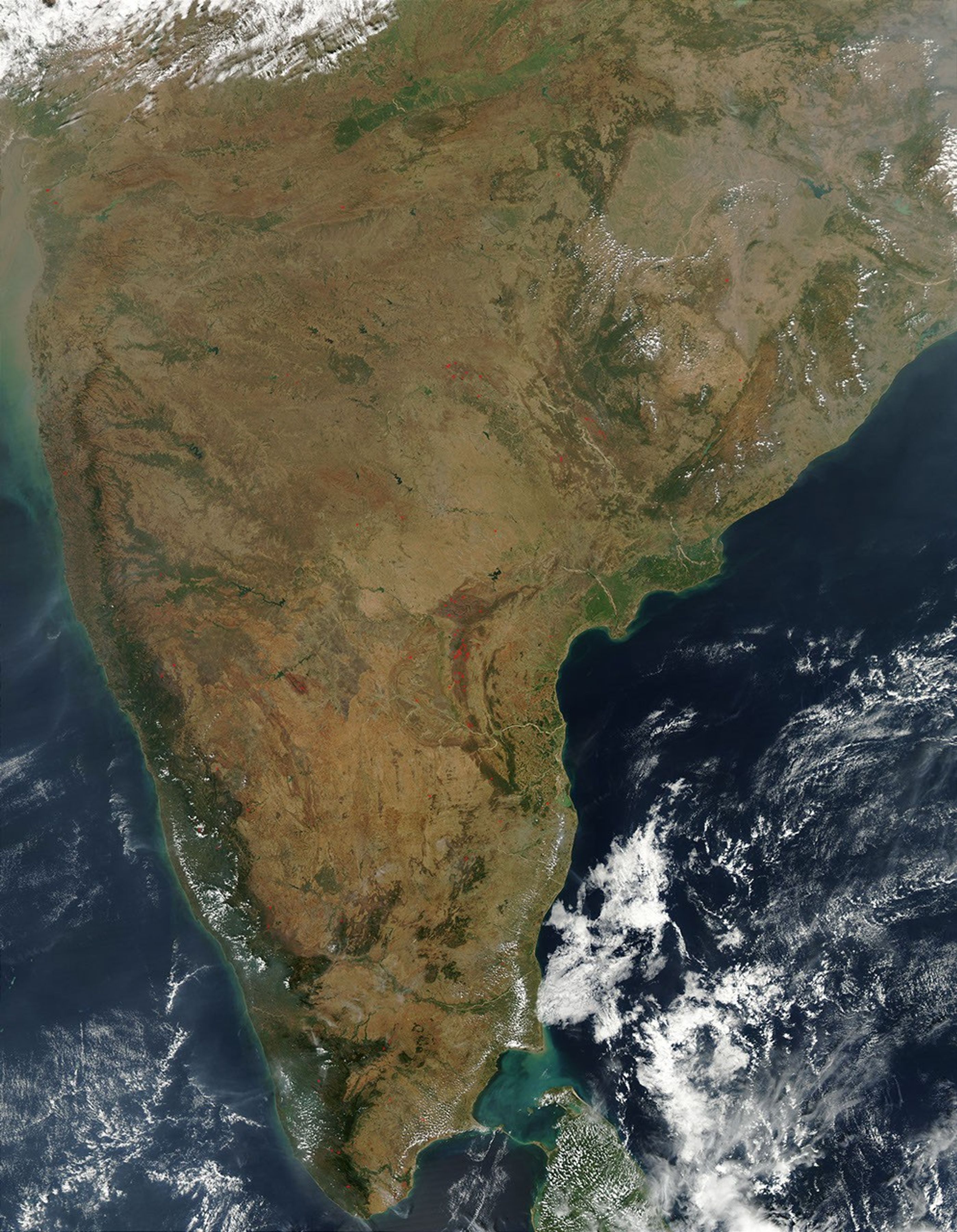 Fires in Southern India