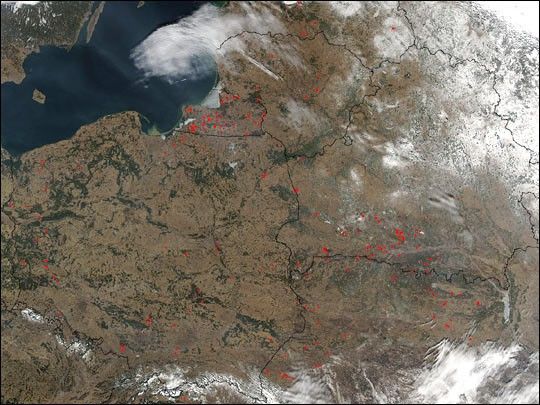 Fires in Northeastern Europe