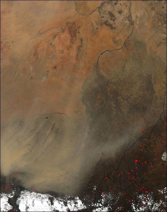 Dust Storm over Sudan