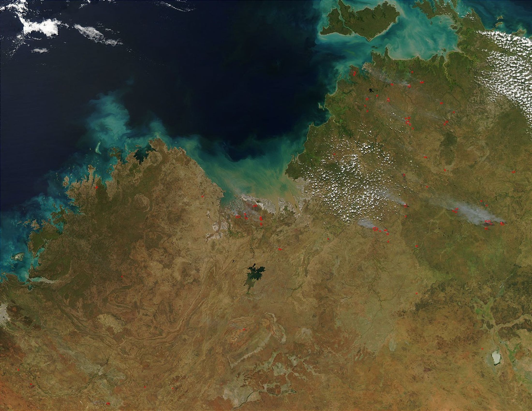 Fires in Northwest Australia