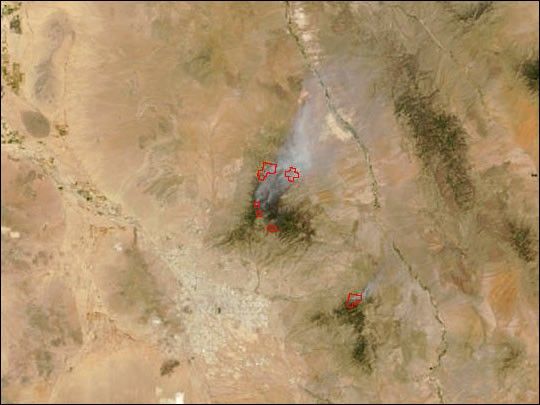 
			Fires in Arizona and New Mexico - NASA Science			
