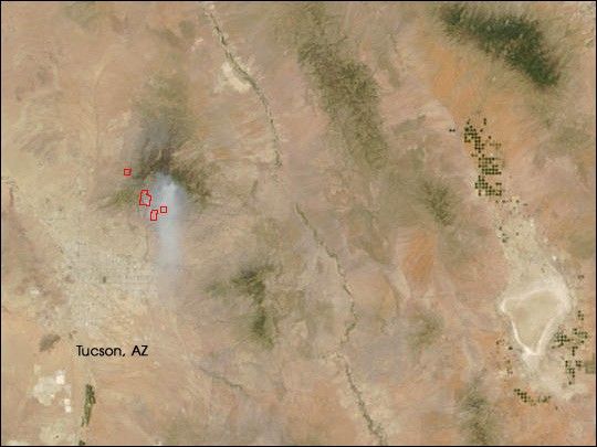
			Fires in Arizona and New Mexico - NASA Science			