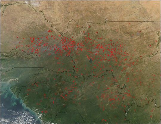 Fires in West Africa - NASA Science