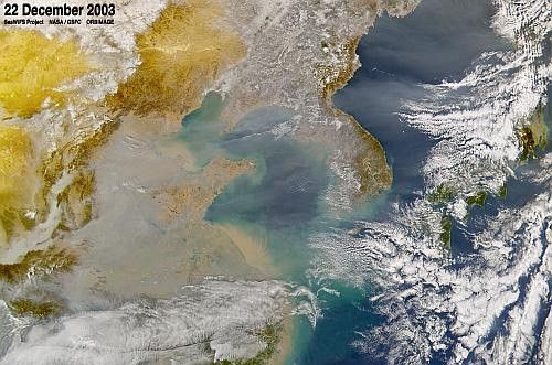 Haze Over the Yellow Sea