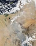 Texas-sized Dust Storm Sweeps over Egypt