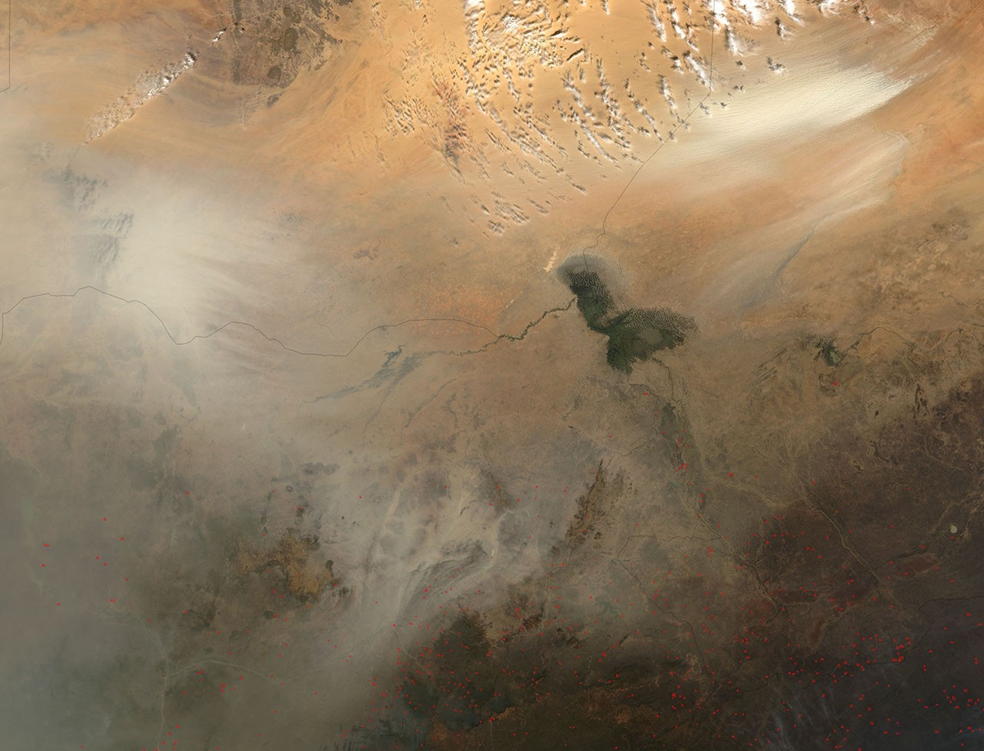 Dust Storms from Africa's Bodele Depression