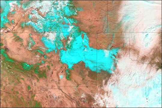 
			Snowstorm in New Mexico - NASA Science			