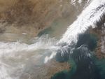 Sandstorms Sweep Across Northern China