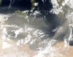 Saharan Dust Over the Mediterranean Sea