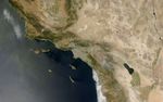 Fires Southeast of Los Angeles, California
