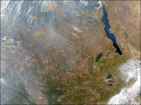 Fires in Southern Africa