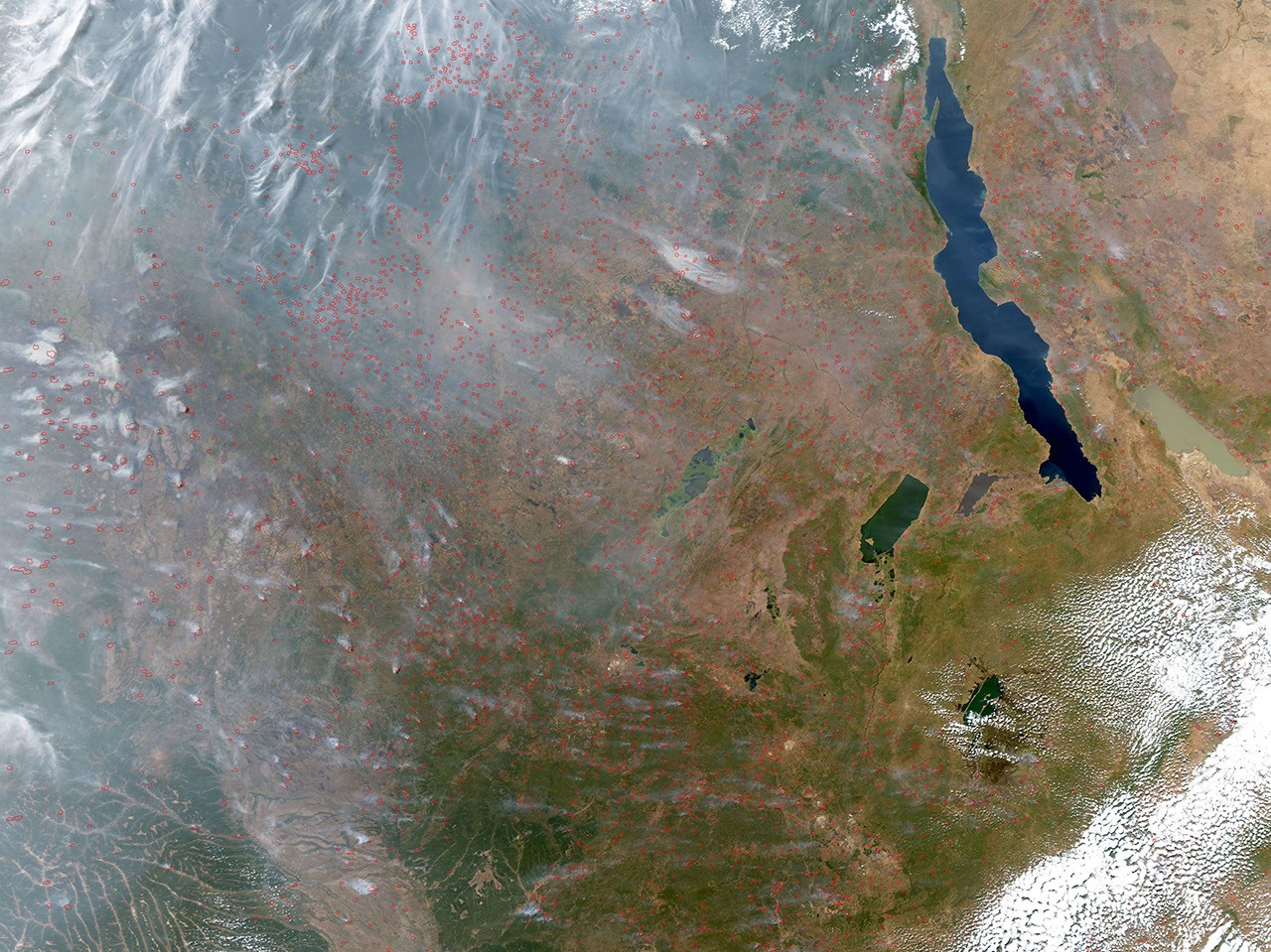 Fires in Southern Africa