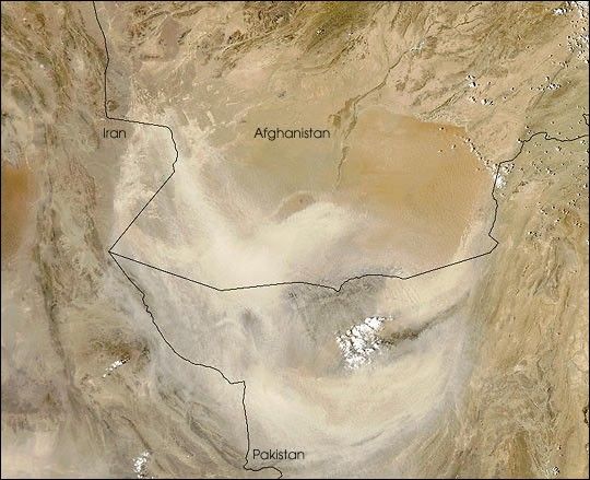 Southwest Asia Dust Storm