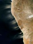 Dust Plumes off Namibia