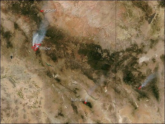 
			Fires in Arizona and New Mexico - NASA Science			