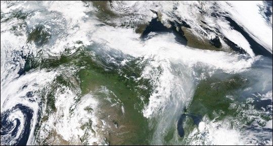 Smoke from Alaska Fires