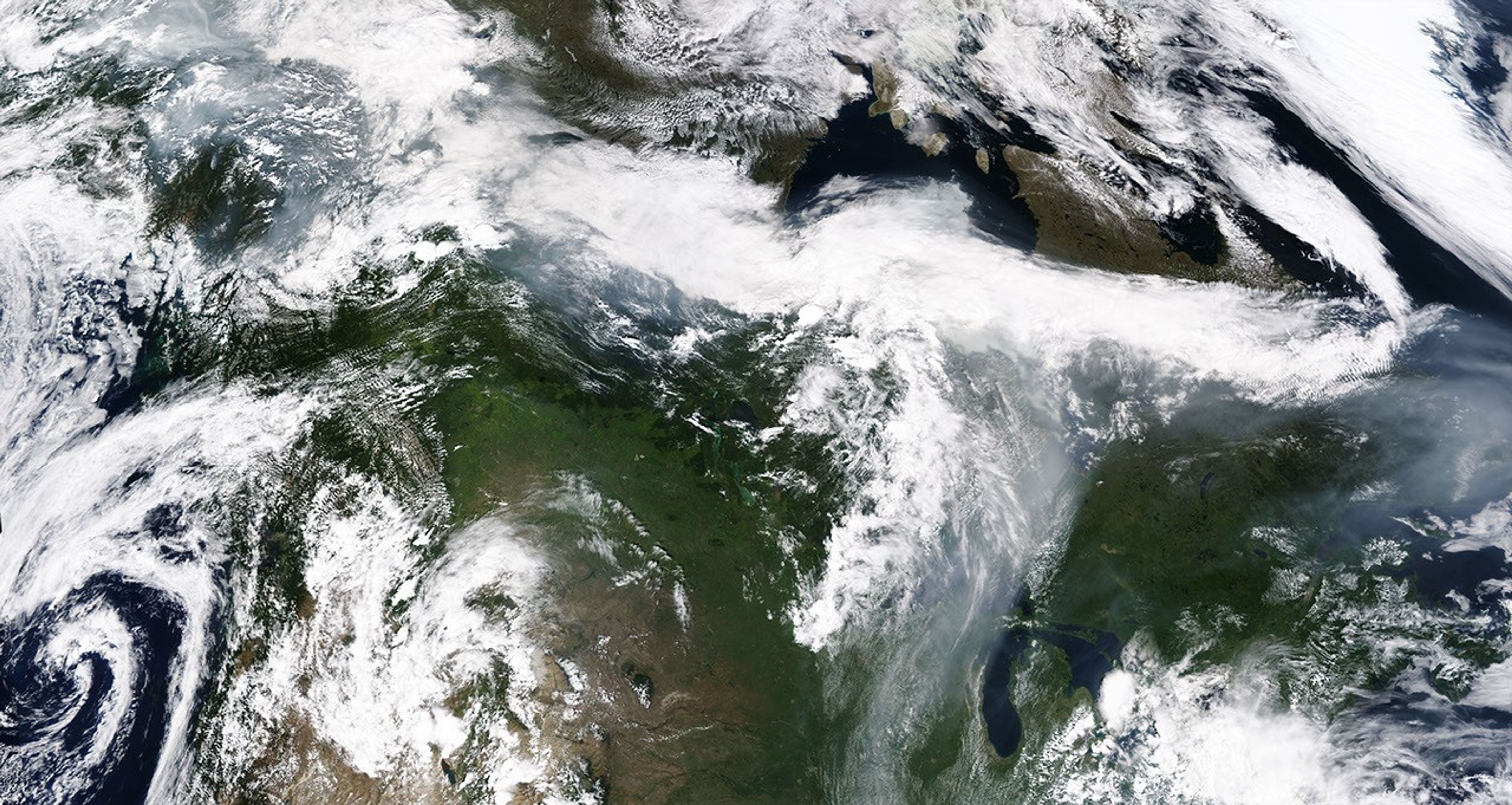 Smoke from Alaska Fires