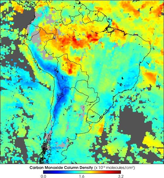 Smoke from Brazilian Fires