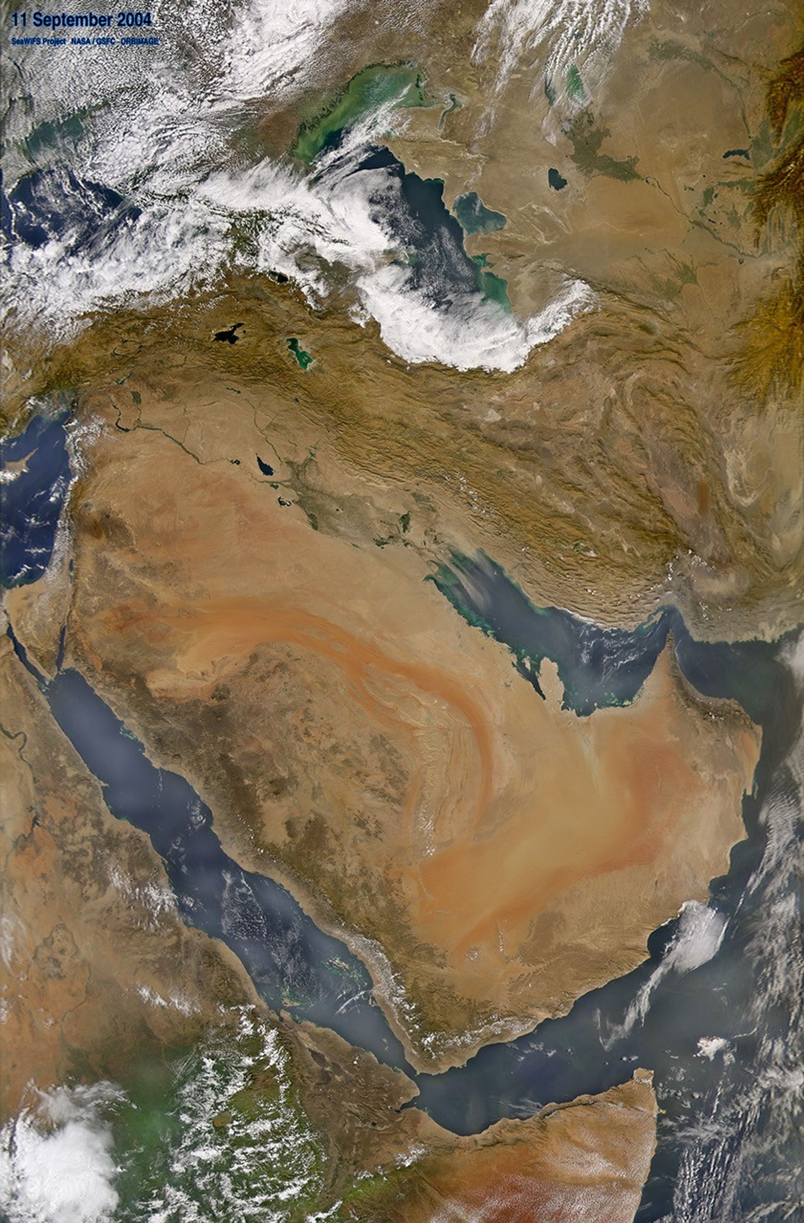 Dust Storm in Southern Iraq