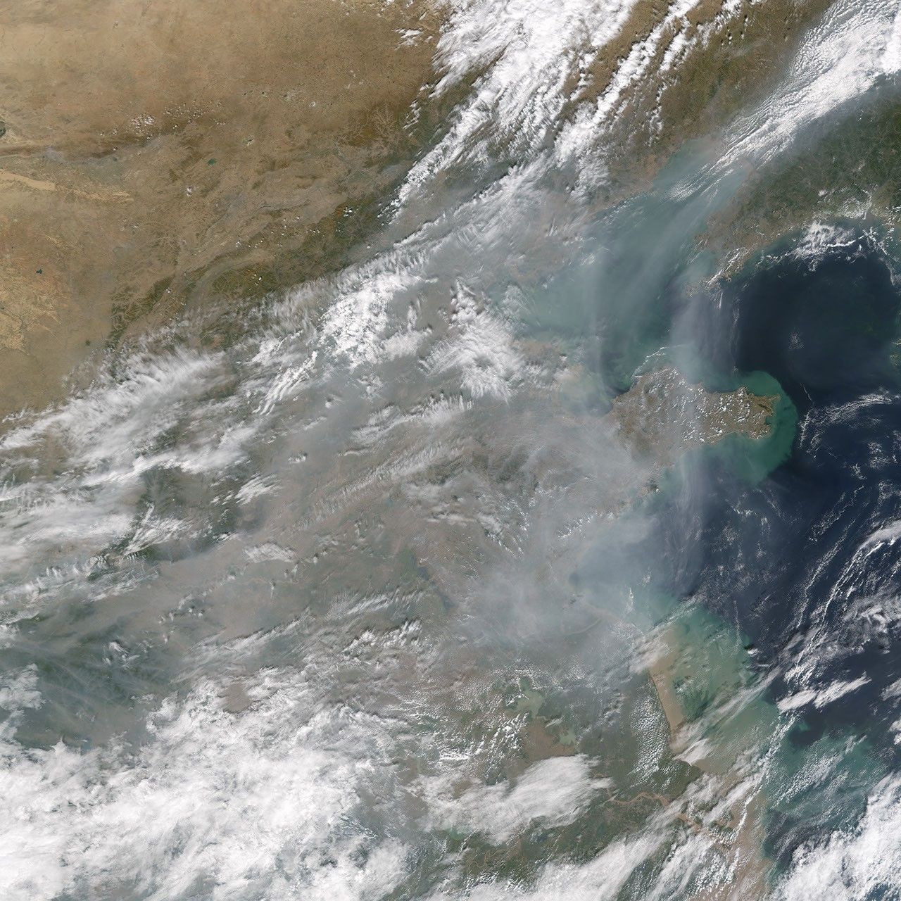 Particle Pollution in Eastern China