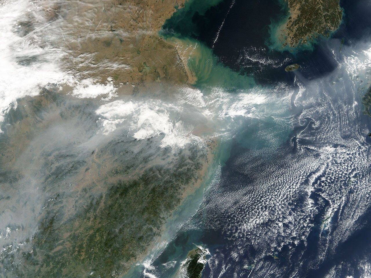Particle Pollution in Eastern China
