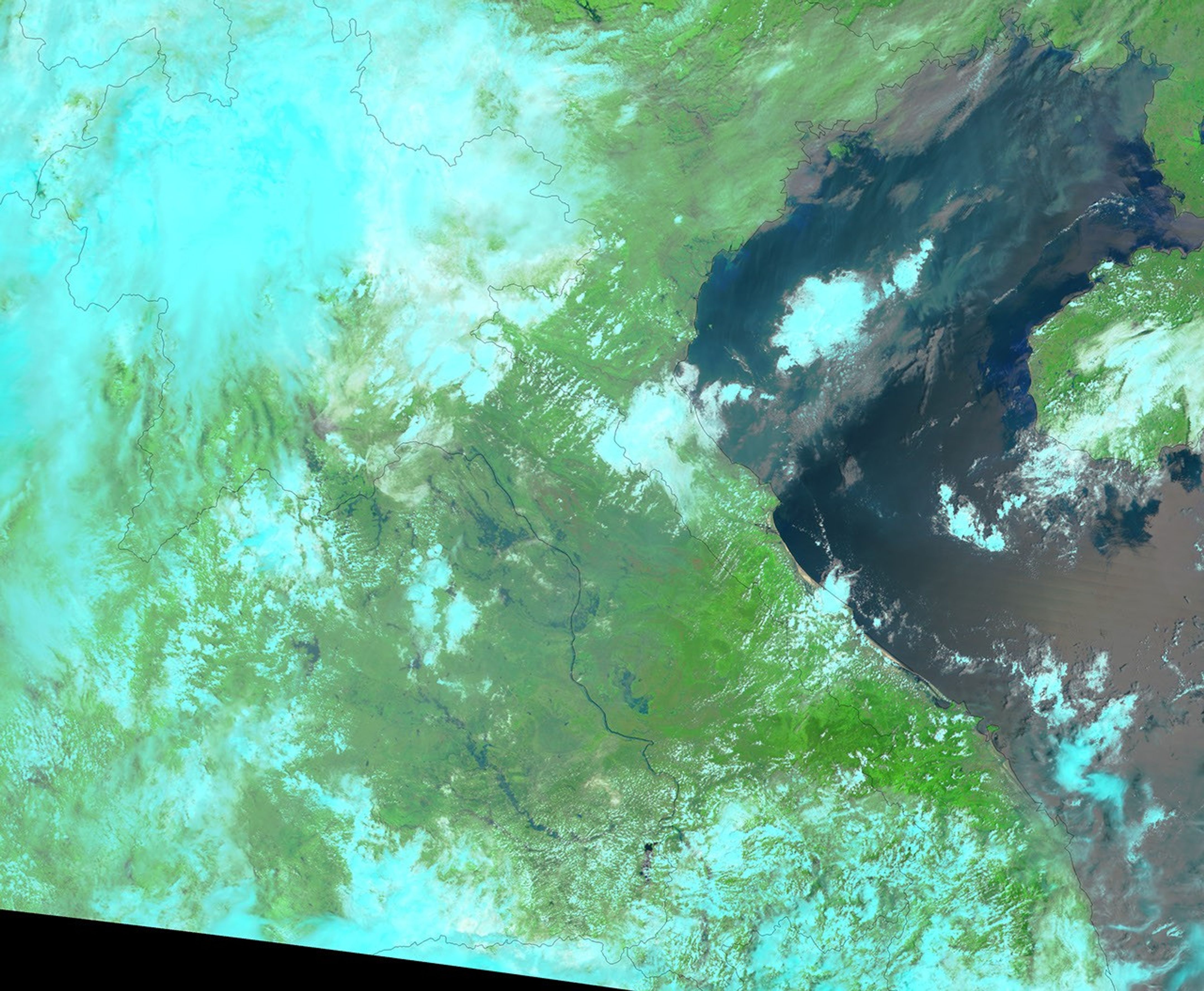 Flooding on the Mekong River