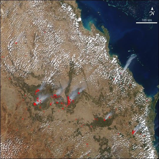 Fires in Queensland, Australia