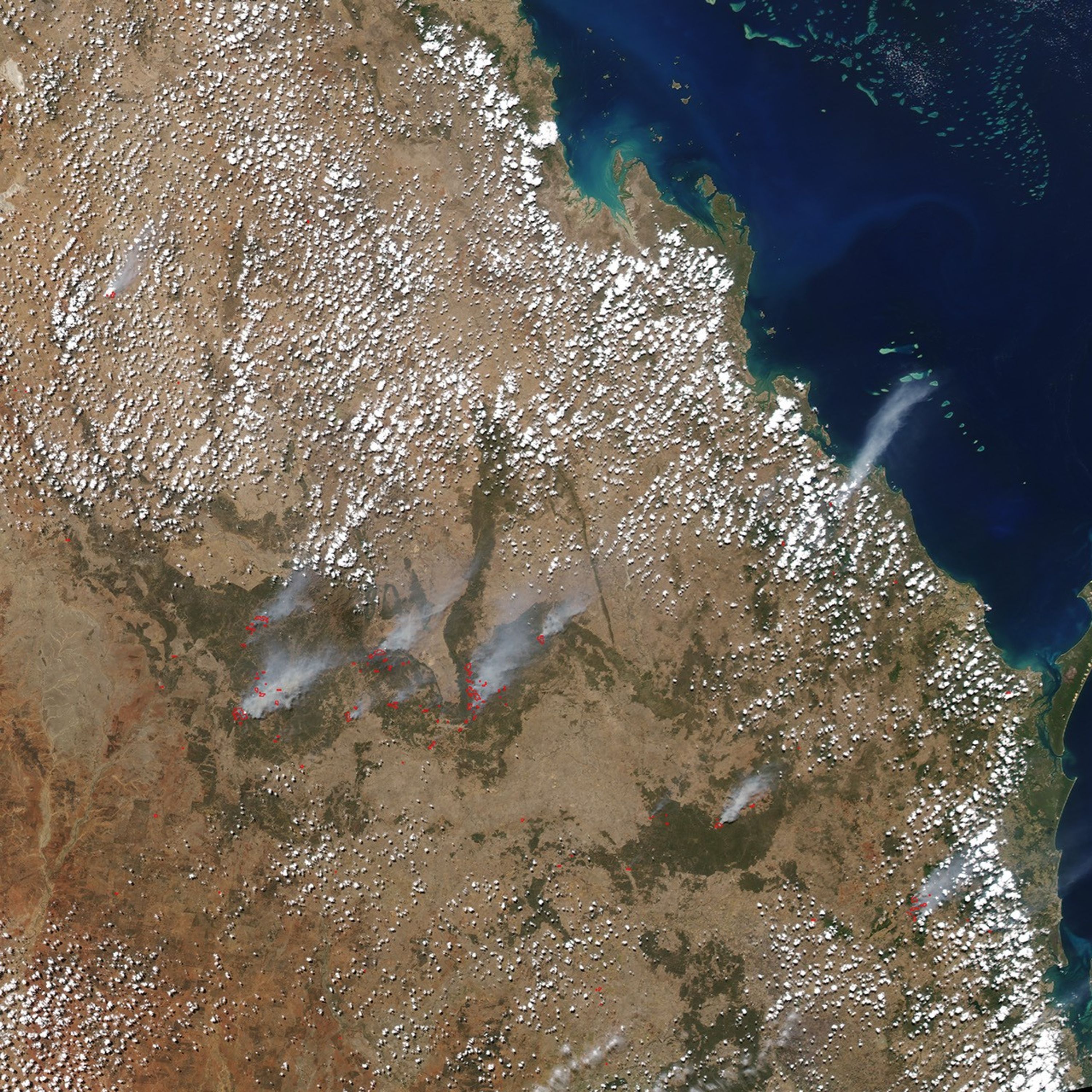 Fires in Queensland, Australia