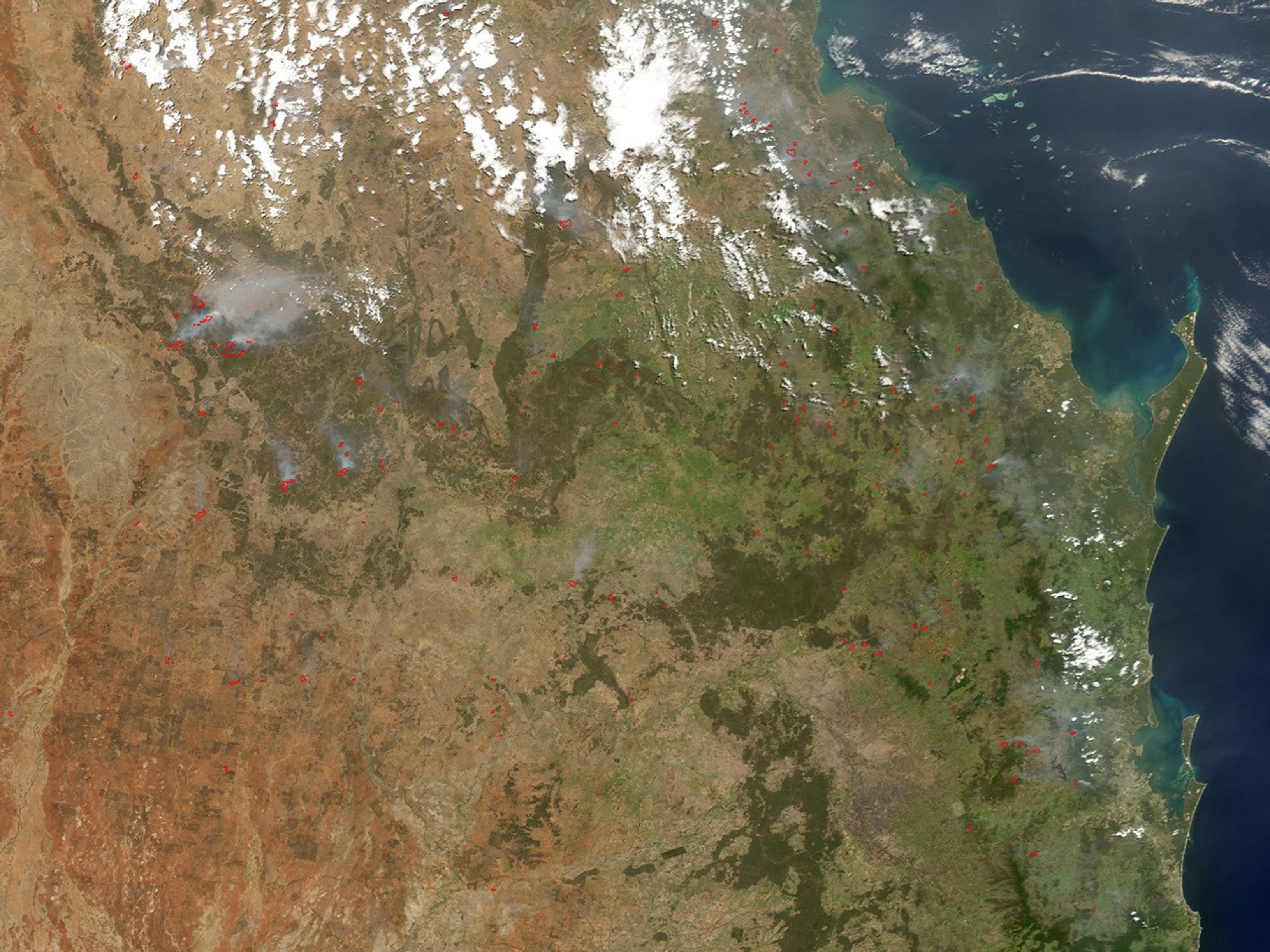 Fires in Queensland, Australia