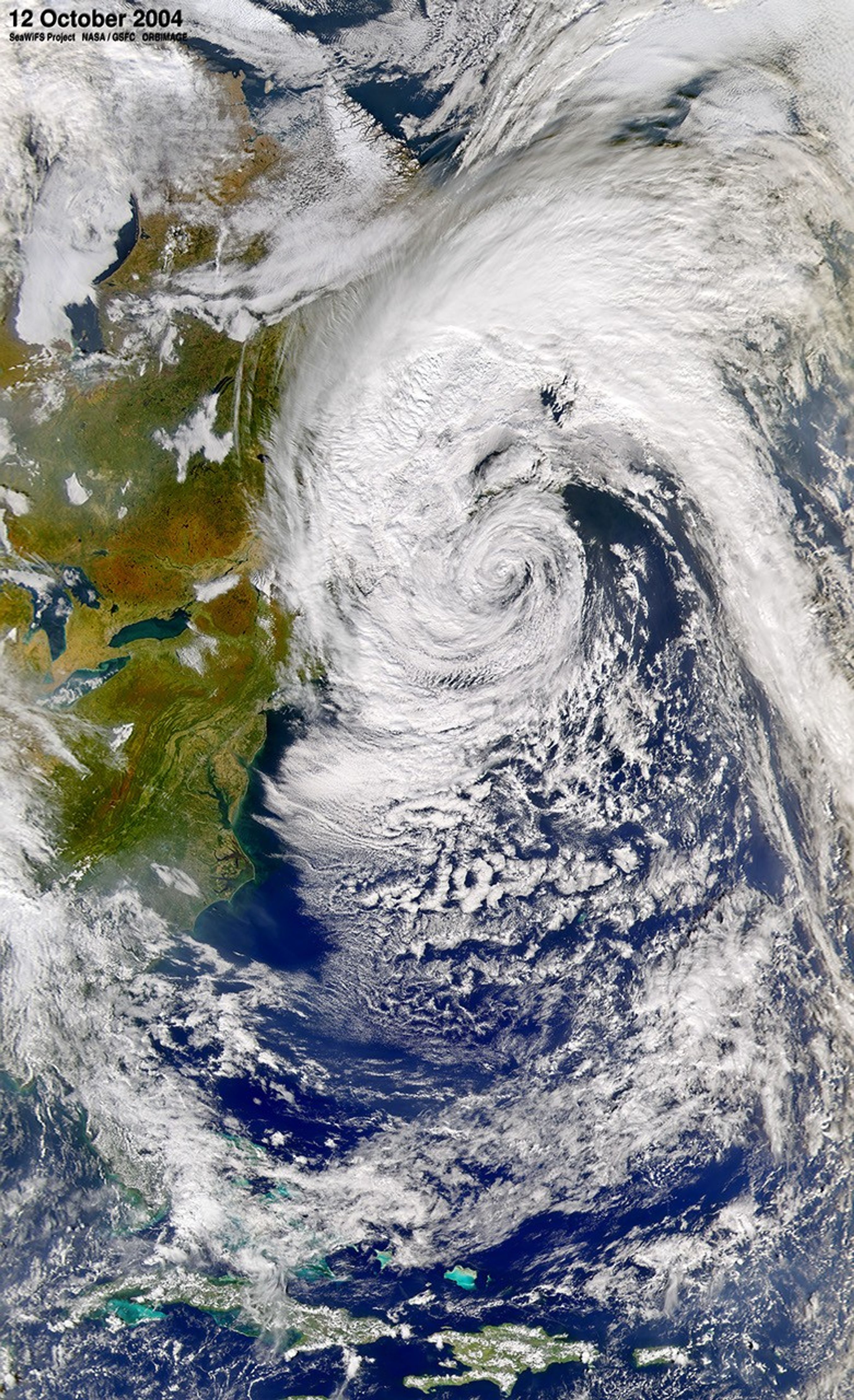 Subtropical Storm Nicole