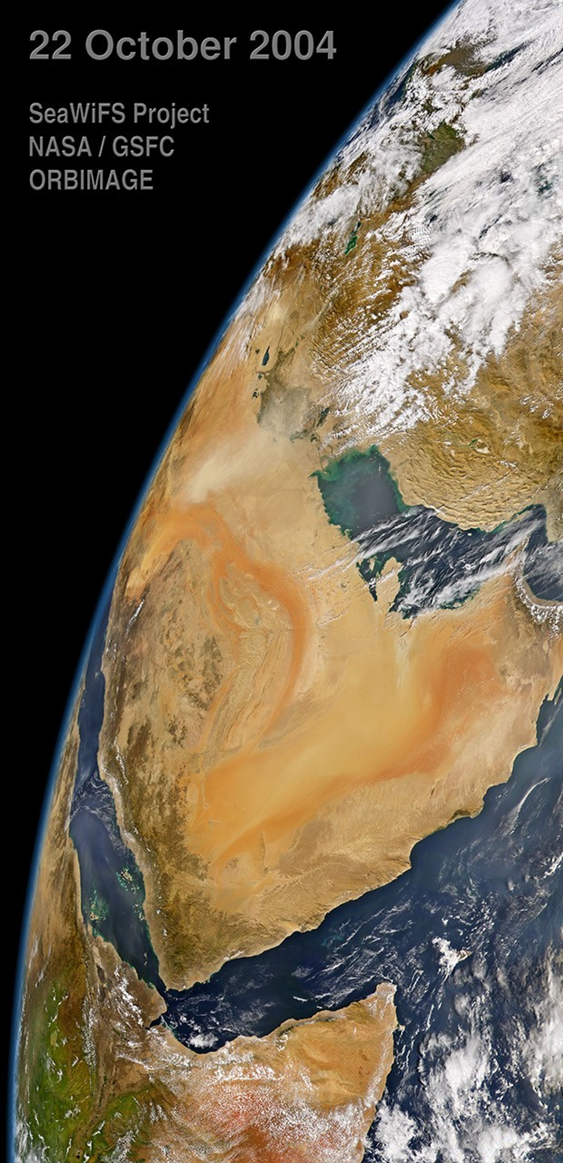 Dust Storm over Saudi Arabia