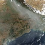 Haze along the Himalaya Front Range