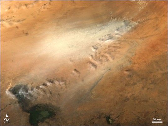 Dust Storm in the Bodele Depression