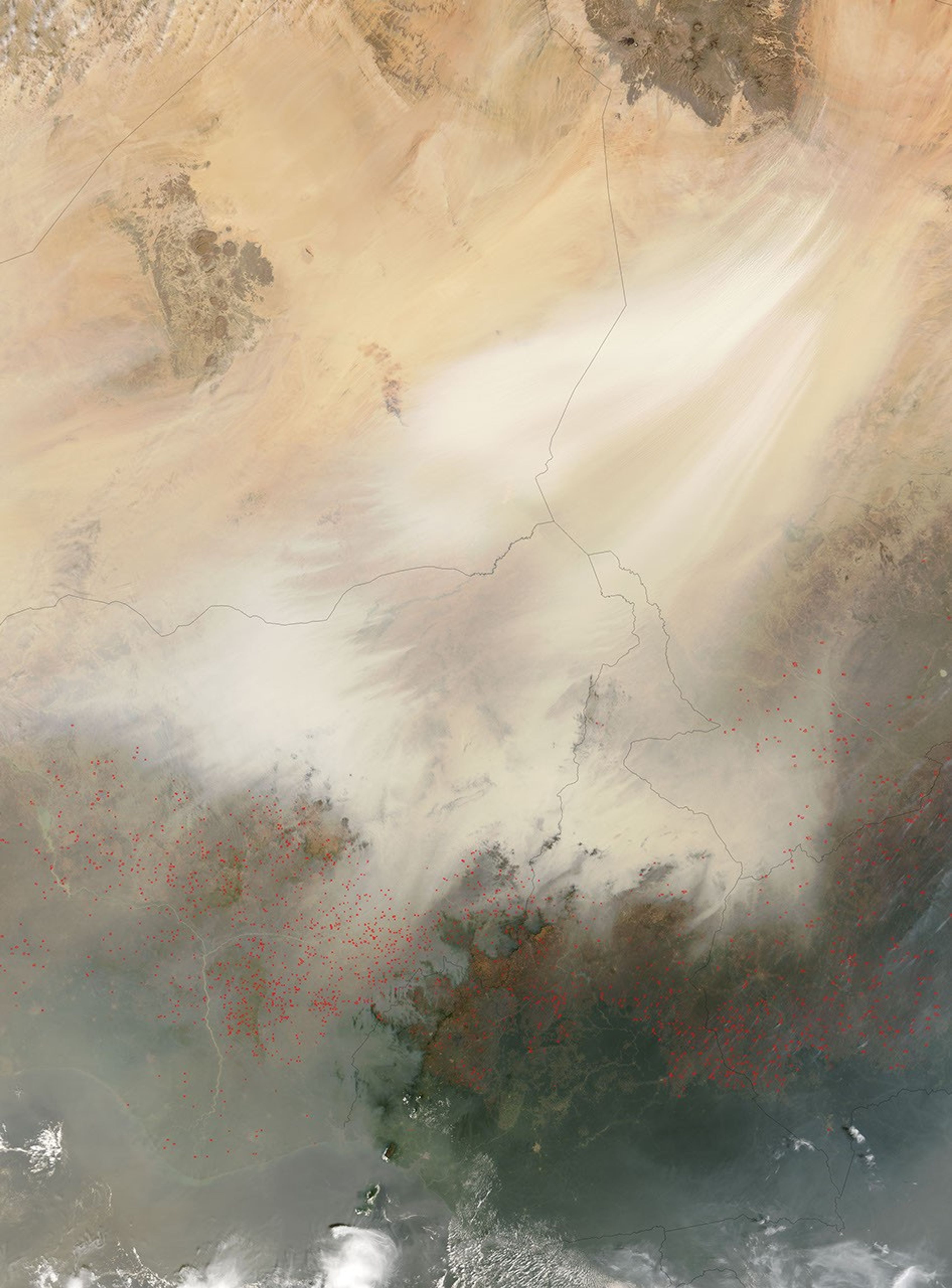 Dust Storm in the Bodele Depression