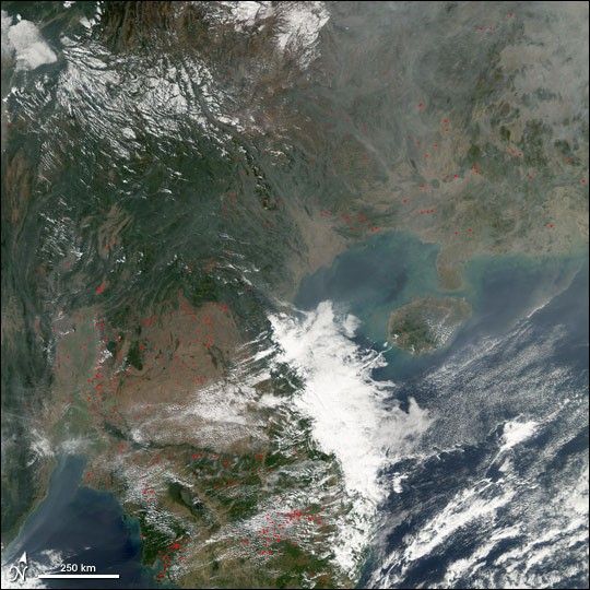 Fires in Southeast Asia