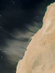 Dust Storm off Western Sahara Coast