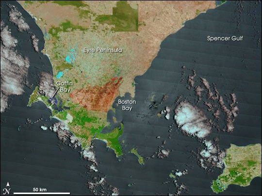 Bushfires in South Australia