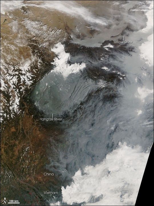 Haze Blankets Southern China