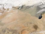 Dust Storm over Libya and Egypt