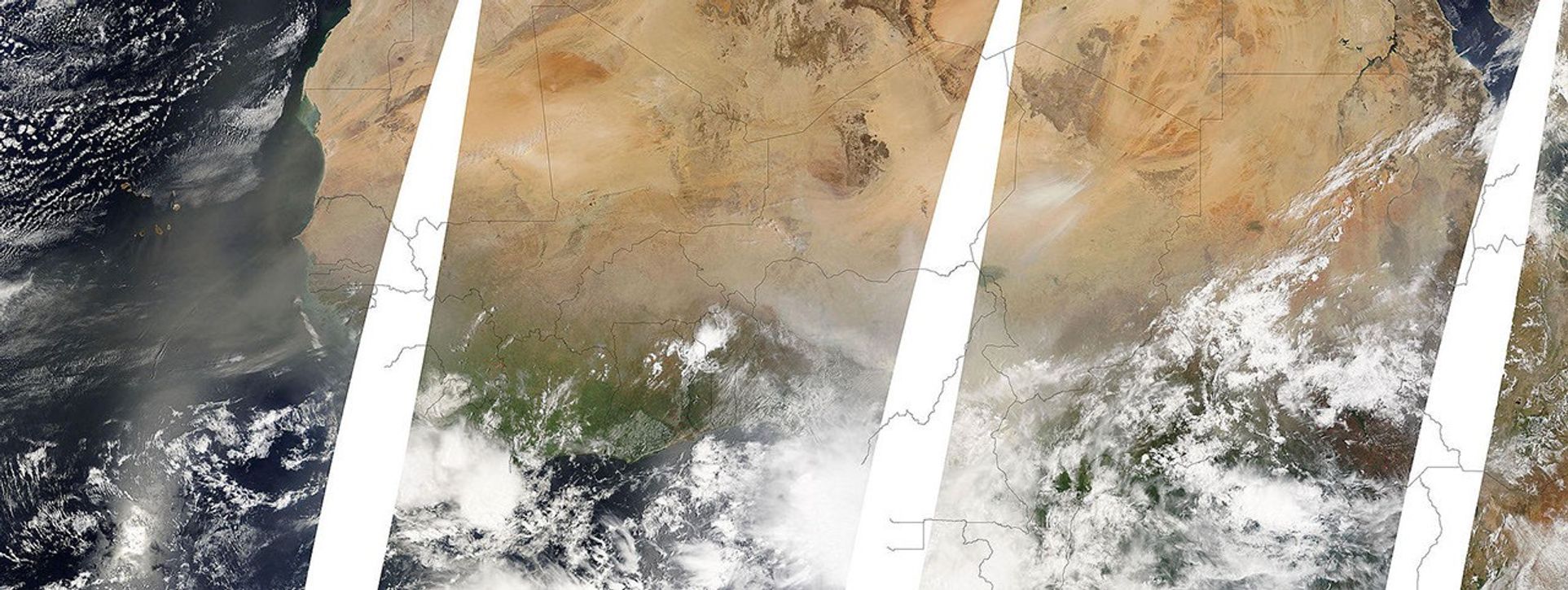 Dust Storm Over Northern Africa