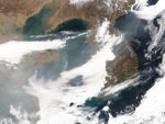 Dust and Haze Blow Across China