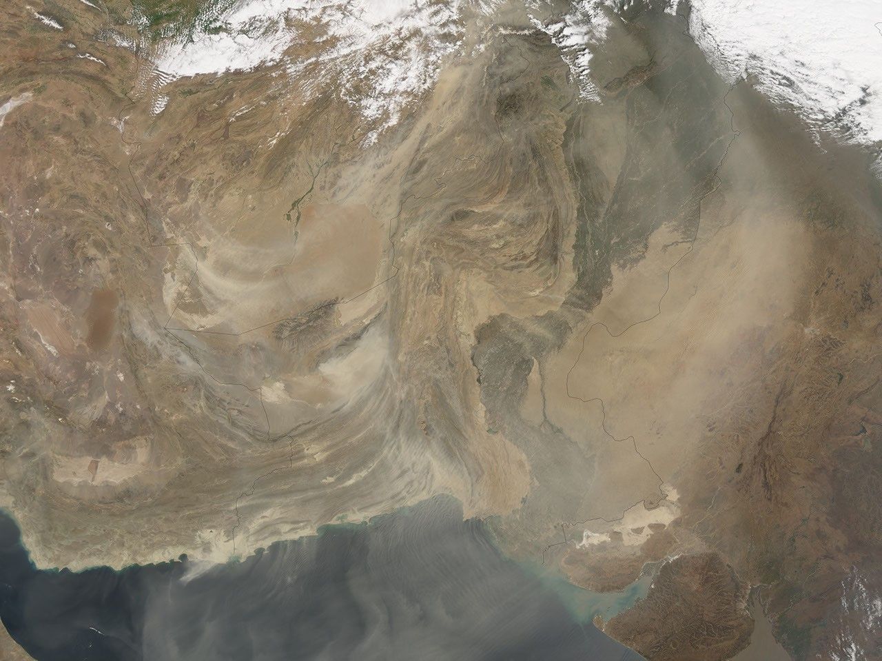 Dust in Afghanistan