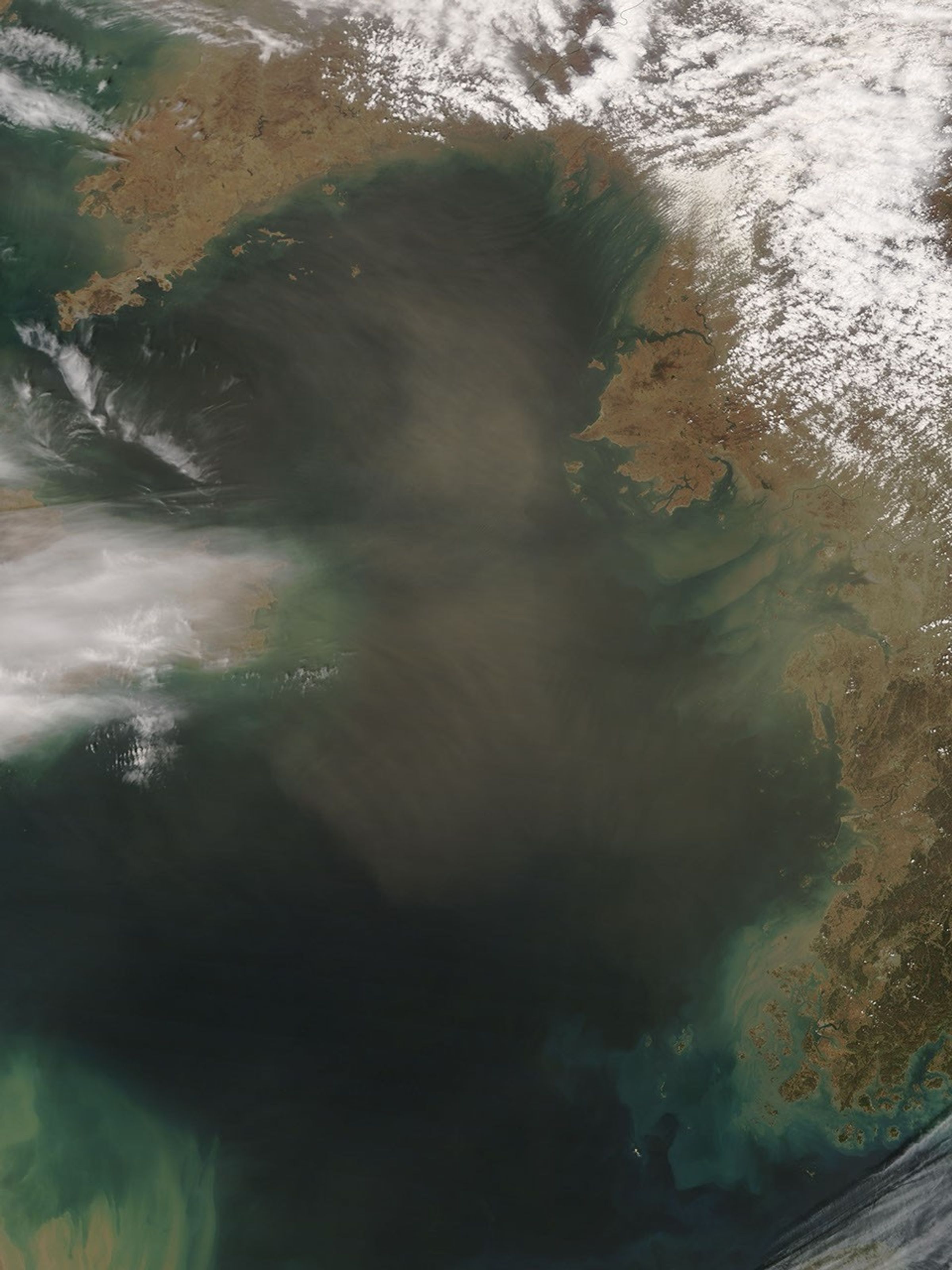 Spring Dust Storms Scour China
