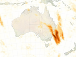 Dusty, Smoky Skies in Australia