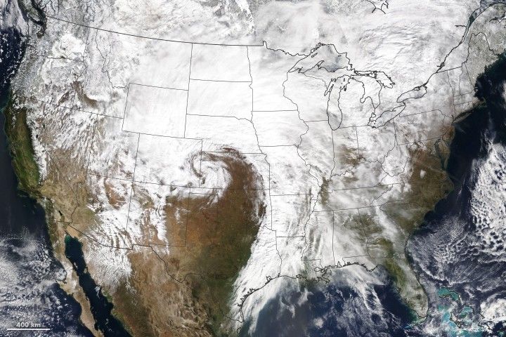 Late-Winter Storm Blasts the Great Plains